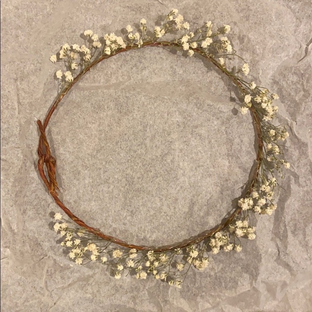 Flower Girl Baby’s Breath Wreath